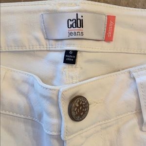 Cabi Zip Skinny White